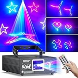 Ehaho Discolicht Partylicht, 3D RGB Animation Disco Licht DMX...