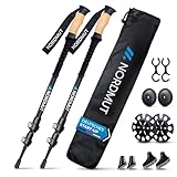 NORDMUT® Wanderstöcke Teleskop Alu | Nordic Walking Stöcke Damen und...