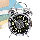 Leuchtender Mechanischer Wecker – 3 Zoll Leiser Analoger Timer,...