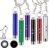 6 Stück LED Pointer Katzen Hund Spielzeug, Interaktives Fangspiel für...