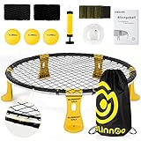 Mookis Blinngoball Outdoor Roundnet Spieleset, Roundnet Set Team Games...