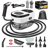 Dampfreiniger Handgerät, 2500W Handdampfreiniger mit 1,6-Liter-Wassertank,...