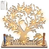 Jostift Geldbaum Geschenk aus Holz, Lebensbaum Deko, Geldbaum Hochzeit,...