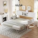 NovaFurnish Eisen Sofabett 90X200cm, Ausziehbares Sofabett mit Mehreren...