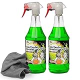 detailzone Felgenreiniger Set: 2X TUGA Alu Teufel Spezial grün 1 Liter +...