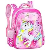 Kinderrucksack Mädchen und Jungen,Einhorn Rucksack,Schulrucksack...