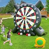 BXSUKEYOU Aufblasbares Dartboard-Spiel, riesiges Outdoor-Dartboard mit...