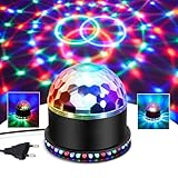 Discokugel, BLITZWILL 5W LED Discolicht Partylicht RGB Discokugel 51 LEDs...