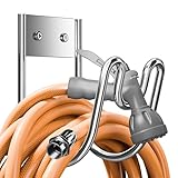 Josmimic Edelstahl Schlauchhalter Gartenschlauchhalter: Gartenschlauch...