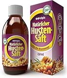 Pflanzlicher Hustensaft für Erwachsene & Kinder - Wirksamer Hustenstiller...