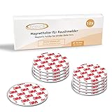 ECENCE Rauchmelder Magnethalter 10 Stück Selbstklebende Magnethalterung...