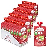 FruchtBar-Bio Quetschie, Vorratspack, Fruchtpüree für Babys ab 6 Monaten...