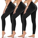 Gayhay 3er Pack Leggings Damen High Waist Sportleggings Blickdicht...