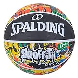 United Sports Unisex – Erwachsene Spalding Graffiti Sz7 Ball, Rainbow, 7