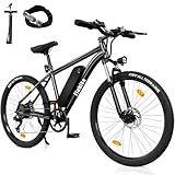 Finbike E Bike mit USB-Slot, 26' Elektrofahrrad Abnehmbarer 10400mAh...