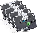 4x Schriftband für Brother TZ231 TZ-231 TZE231 TZE-231 P-Touch 1010 1000 s...