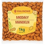 Malinowe Mandeln mit Haut ganz Mandelkerne 1kg