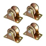 4 Stück Umlenkrolle Stahlseil, Umlenkrollen für Seile 6mm, Seilrolle mit...