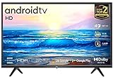 TCL 32S5209 LED Fernseher 80 cm (32 Zoll) Smart TV (HD, Android TV, HDR,...