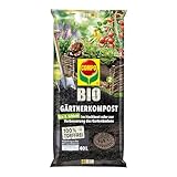 COMPO BIO Gärtnerkompost torffrei als perfekte zweite Schicht einer...