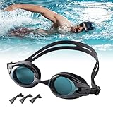 GATMOVE Schwimmbrille mit Sehstärke, Antifog Spray UV-Schutz HD Objektiv...