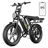 SISIGAD E Bikes Mountainbike Fatbike 20 Zoll Elektrofahrrad Herren Damen...