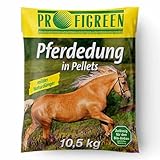 ProfiGreen Pferdedung in Pellets 10,5 kg | Gekörnter Pferdemist als...