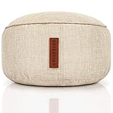 Green Bean Sitzsack-Hocker 45x25cm mit EPS-Perlen Füllung - Fußhocker...