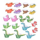 Vaguelly 30 Stück Dinosaurier-kuchen-grenze Essbar Kuchenverpackung Zum...