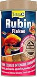 Tetra Rubin Flakes - Fischfutter in Flockenform mit natürlichen...