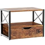 IBUYKE 2 Tier Desktop-Drucker Stand, Mehrzweck-Schreibtisch-Organisator,...