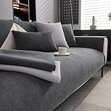 CJJZFO Sofa Überzug Weiche Chenille Sofabezug: Hund Katze Sofaschoner Anti...