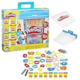 Play-Doh Hasbro F3605 Knetkoffer für unterwegs inkl. 8 Knetdosen