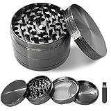 FENGZIZH Kräutermühle, große Gewürzmühle, 60 mm, 4 Schichten, tragbare...