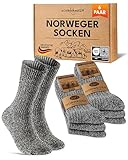 6 Paar Norweger Socken Herren Damen Wintersocken warme Wollsocken 70301T...