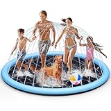 Tosekry Splash Pad für Kinder mit Antirutschfunktion, Wassersprinkler...