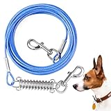 Mi Metty Tie-Out Leinen für Hunde,3m Kausichere Hundeleinen,Tie Out Cables...
