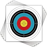 THREE ARCHERS 20 Blatte 60cm Bogenschießen Zielscheiben Auflagen 10 Ring...