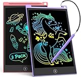 TECJOE 2-Pack LCD Schreibtablett, 10-Zoll buntes Doodle Board für Kinder,...