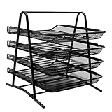 Büro Schreibtisch Organizer 4-Tier Schreibtisch Organizer Papierablage...