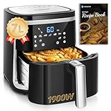 Aigostar Cube - Heißluftfritteuse 7L XXL, Airfryer 1900W, 7 Programmen,...