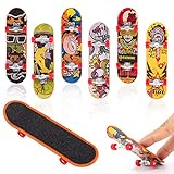 Reastar Finger Skateboard, 6 Stück Fingerboard, Mini Fingerskateboards...