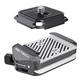 PGYTECH Arca-Swiss V2 Schnellwechselplatte & Klemme, mit 1/4'- bis...
