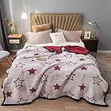 KJULKJKHJ Luxuriöse, Flauschige Felldecke fürs Sofa, Decke mit...