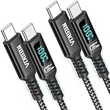 100W USB C auf USB C Kabel, [2Pack 1m] PD Schnellladekabel USB C Ladekabel...