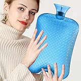 XXL Wärmflasche ohne bezug 3L Groß Naturkautschuk Wärmflaschen zur...