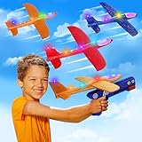 ideallife 3 Stück Flugzeug Spielzeug für Kinder - 3 Styroporflieger...