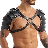 SJTJSPX Mittelalter Leder Schulter Rüstung Schulterschutz Wikinger Cosplay...