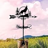 YUZDNM Wetterfahne für Garten, Tier-Windrichtungsanzeiger,...