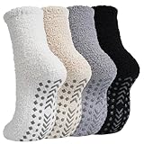 Caldodo Warme Kuschelsocken Stoppersocken Damen 36-42, Flauschige Kuschel...